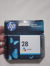 HP 28 Tri-color Ink Cartridge Genuine - Factory Sealed NEW picture