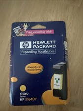 New HP Ink Genuine HP 51640Y Ink Cartridge Yellow Sealed in packaging picture