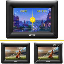 VEVOR Inflatable Movie Screen 24FT Inflatable Projector Screen for outside with  picture