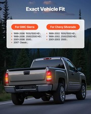 Tail Light Assembly Compatible with 1999-2003 Chevy Silverado 1999-2006 GMC Sier picture