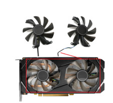 Pair Fans Cooling Fan For GALAX GeForce GTX 1660 1660Ti RTX 2060 2070 picture