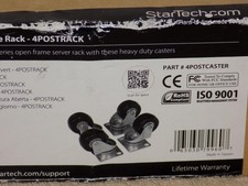 4-Piece Caster Kit for Open Frame Rack TAA Compliant Heavy Duty StarTech picture