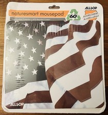 Allsop Naturesmart Mouse Pad American Flag Design 8 1/2 x 8  NEW picture