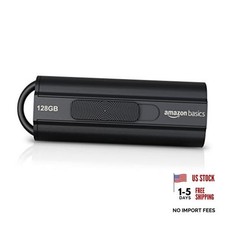 Ultra Fast USB 3.1 Flash Drive, Retractable, High-Speed Data 128 GB Black picture