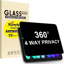 360° 4 Way Privacy Screen Protector for iPad Mini 7th/6th A17 Pro picture