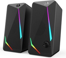 GS510 RGB Wired Desktop Speakers, 2.0 Channel Stereo Sound, Black picture