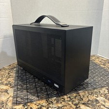Shiny Snake S300 Black Mini ITX Portable Computer PC CASE With Handle picture