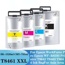 High quality T8461-T8464 Compatible Pigment Ink bag For Epson WF-R8593 Printer picture