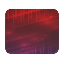 Red Abstract Dot Gradient Mouse Pad | Retro Tech Desk Mat picture