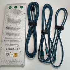3pack Charging Cable for iPhone 16 15 Pro Max 3.3/6.6/10FT,USB A to C type C picture