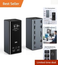 Compact Selore Docking Station with 100W Power Delivery & Smart Display Features picture