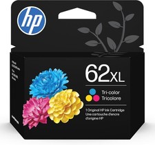 Genuine HP 62XL Tri-Color Ink Cartridge ~415 pages C2P07AN Original Exp - 01/28 picture