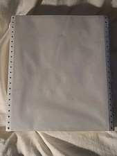 HP JetPaper REORDER NO. 91241N Continuous Form Printer Paper Dot Matrix Vtg picture