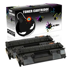 2 Black Toner Cartridges replace for HP Q5949A 49A LaserJet MFP 3392 1320TN picture