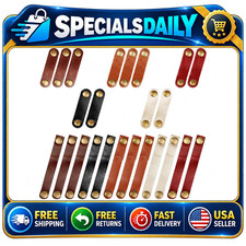 24 Pcs Leather Cord Organizer Cable Ties - Adjustable Cable Straps for Cords picture