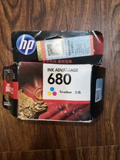 HP 680 Ink Advantage Tri-Colour Cartridge – New Open Box (Damaged Packaging) picture