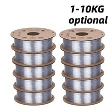 Creality Hyper PC Filament 1.75mm Crystal-Clear Less Warping 1KG-10KG Option Lot picture