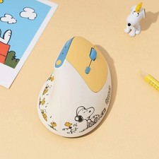 PEANUTS Snoopy Mini Vertical Mouse Ergonomic Wireless Bluetooth 2.4GHz Genuine picture