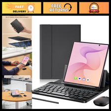 4-in-1 Mini Wireless Keyboard Case for Galaxy Z Fold 8/7/6/5 - Slim, Portable, M picture