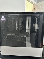 Gaming PC Setup, Headphones, Monitor, Keyboard Mouse, PC  Full Set Up - SERIOUS picture