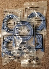 Monoprice 5 & 7 ft 550MHz Cat 6 Ethernet Network Cable Blue 7pcs 9197 9806 picture