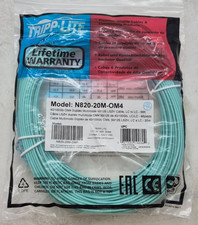 Tripp Lite N820-20M-OM4 Fiber Optic Duplex Multimode 50/125 LSZH 40/100Gb picture