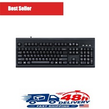 Perixx Periboard-106 Wired Full Size Ergonomic Keyboard Black US QWERTY picture