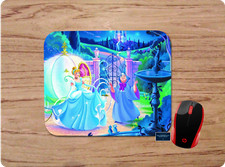 CINDERELLA FAIRY GOD MOTHER DISNEY INSPIRED ART CUSTOM MOUSEPAD DESK MAT GIFT picture