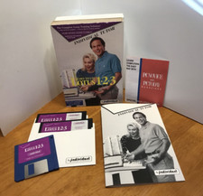 **Vintage LEARN TO USE LOTUS 1-2-3 INDIVIDUAL SOFTWARE TUTOR RETAIL PACKAGE picture
