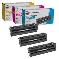 LD COMP Samsung CLT-503L Cyan, Magenta & Yellow Set for C3010DW & C3060FW MFP picture