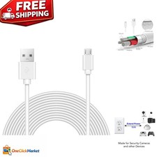 15ft USB Power Cable - Versatile Weatherproof Extension for Smart Cameras & More picture