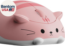Akko Pink Cat Wireless Mouse Tri Mode Bluetooth 2.4G 3200 DPI picture