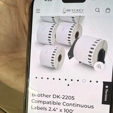 MarkDomain DK-2205 Compatible with Brother DK2205 (2.4 in X 100 Ft)  picture