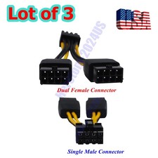 3PCS for NVIDIA Dual 8 to 8 Graphics Power Cable 030-0571 Tesla K80 M60 M40 P100 picture