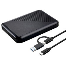 Ultra Slim Portable External Hard Drive USB 3.1 Type C HDD Storage for PC, Ma... picture