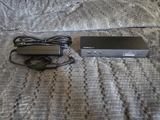 StarTech.com Universal Laptop Docking Station Hybrid USB-C/USB-A Dock Dual 4K DP picture