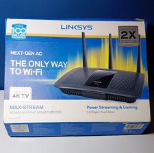 Linksys EA7500 Max-Stream AC1900 Dual-Band MU-MIMO Gigabit Router Black picture