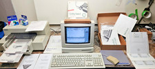 Apple Macintosh LC II Complete System RGB Monitor Keyboard Mouse Printer & More picture