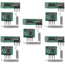 5Pcs 433MHz Wireless RF Transmitter and Receiver Module DIY Kit for Arduino picture