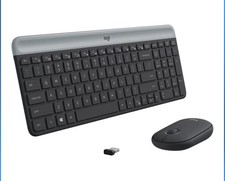 Logitech MK470 Slim Wireless Keyboard & Mouse Combo Graphite picture