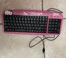 Y2k Hello Kitty Sanrio Pink Keyboard Vintage Vtg Retro (Works) picture