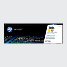 HP 201A Yellow Original LaserJet Toner Cartridge (CF402A) New Open Box - Repack picture