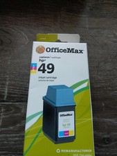 OfficeMax Remanufactured Tri-Color Ink Cartridge Replacement for HP 49 (51649A) picture