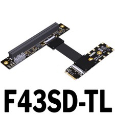 (ADT Link) PCIe 5.0 M.2 NGFF NVMe Key M-to-PCI-E 5.0 X16 Extension Cable 25/50cm picture