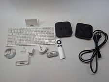 Apple TV Lot of 2 A1427 iPad Keyboard Dock A1359 Remote Accessories picture