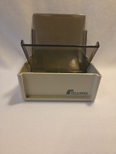 Vintage Fellowes Fan File Flip Up 3.5