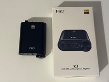 FiiO K3 USB-C DAC Headphone Amplifier for PC Laptop Coaxial Optical Tested Original Box picture