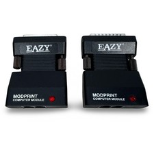 Eazy Modprint Computer Module P1670A DB25 Parallel to Dual RJ11 Adapter Set of 2 picture