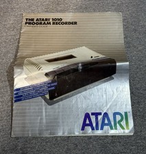 1010 PROGRAM RECORDER OWNERS MANUAL 800/XL/XE Atari picture