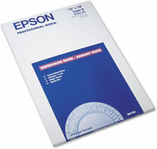 Epson Watercolor Paper Radiant, White, 13 X 19 Inches, 20 Sheets (S041351) picture